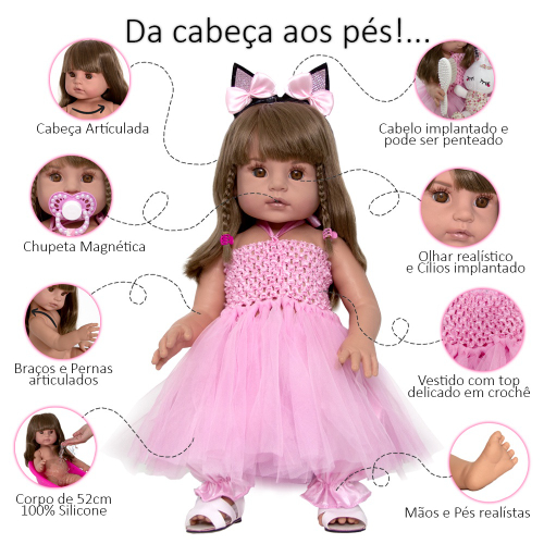 Boneca Bebe Reborn Baby Alive Coelhinha Linda 20 Acessórios em Promoção na  Americanas