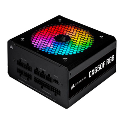 Fonte Corsair CX650F 650W 80 Plus Bronze rgb Modular Preto - CP-9020217-NA Menor preço em Fonte Corsair CX650F 650W 80 Plus Bronze rgb Modular Preto - CP-9020217-NA