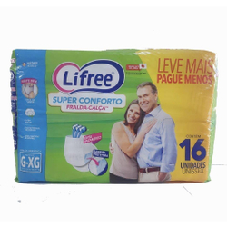 Fralda Calça Geriatrica Lifree g/xg Com 16 é boa?