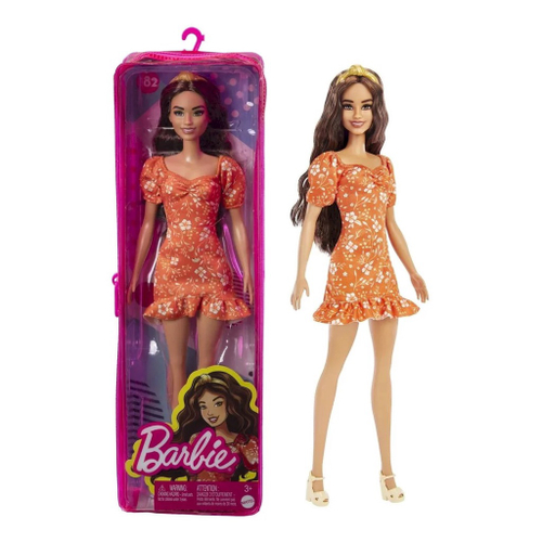 Boneca Barbie Fashionista Morena Com Roupinhas e Acessórios Modelo