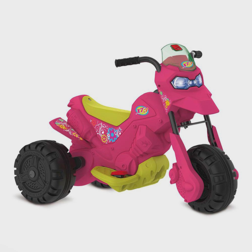 Moto eletrica infantil sprint turbo pink com bau E capacete na Americanas  Empresas