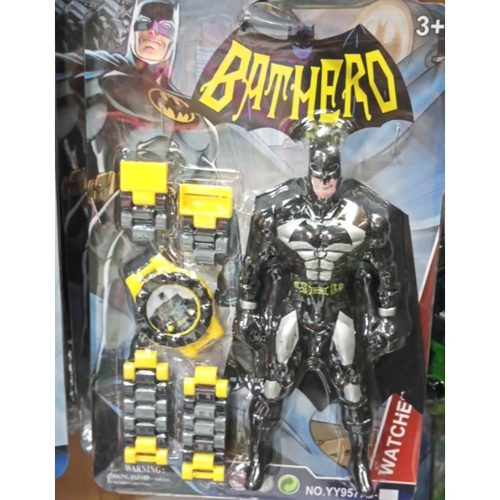 Kit De Brinquedos Com 1 Boneco Batman Flying Friends + Lego Batman