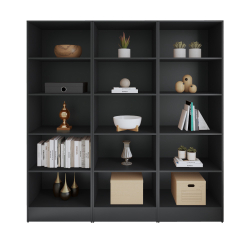 Estante Livreiro Multiuso Mirage 12 Prateleiras 1,77m Preto Viero é boa?