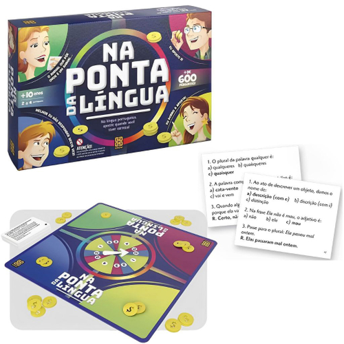 Jogo Na Ponta da Língua - Loja Grow