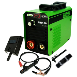 Máquina Solda Inversora 130a mma TIN130 Trato - 220V é boa?