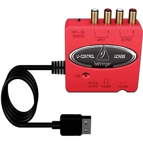Interface de Audio behringer Uca222 Com Nota Fiscal e Garantia em