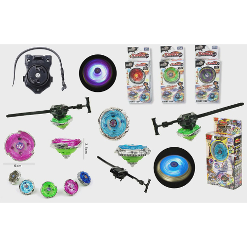 Pião Zip Zap Carrinho Lançador Truck Car Beyblade Brinquedo