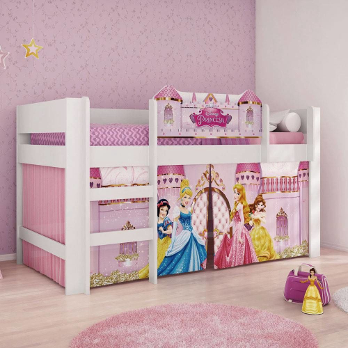 Cama Solteiro Barbie Plus - Pura Magia - Rosa