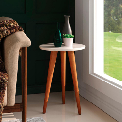 Mesa Lateral Retrô Cissa - Off White - Compre Aqui Menor preço em Mesa Lateral Retrô Cissa - Off White - Compre Aqui