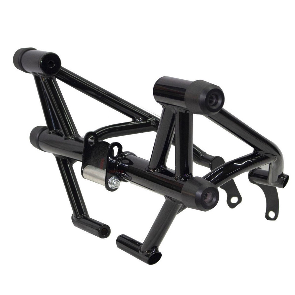 Protetor motor street cage factor fazer 150 preto fosco - Stunt