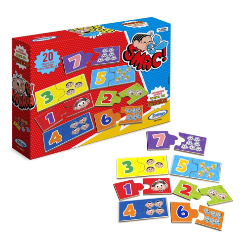 Cjt 6 Jogos Infantil em Madeira Educativo Pedagógico + 3 anos no Shoptime