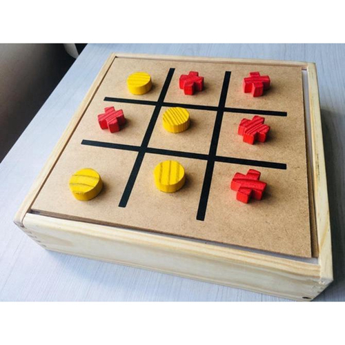 Jogo de Mesa 6x1 Madeira mdf - Damas, Trilha, Xadrez no Shoptime