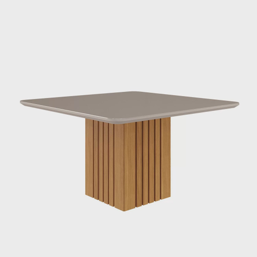 Conjunto de Mesa para Sala de Jantar Ana com 8 Cadeiras Alice-Cimol -  Savana / Offwhite / Joli no Shoptime