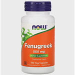 Fenugreek (Feno-grego), 500 mg, 100 cápsulas, Now