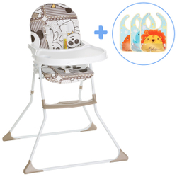 Cadeira Alimentação De Bebê Para Refeição Infantil Até 23Kg Nick Galzerano + Babador Menor preço em Cadeira Alimentação De Bebê Para Refeição Infantil Até 23Kg Nick Galzerano + Babador
