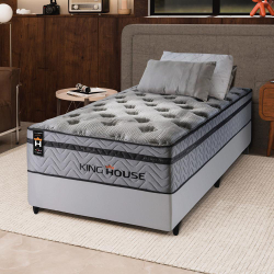 Conjunto Cama Box c/ Magnético Bali Relax Cinza Solteiro 96x203x71 é boa?