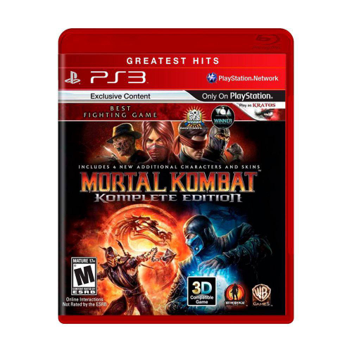 Jogo Mortal Kombat 1 Steel Case Edition Playstation 5 Mídia Física Cinza