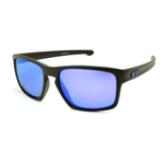 Óculos de sol Oakley oo 9262L Sliver preto lente roxa/azul polarizada