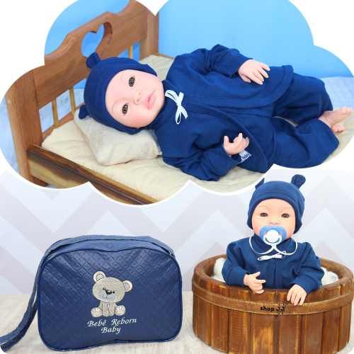 Bebe Reborn Original Boneca Tata Silicone Pagão Com Bolsa - ShopJJ -  Brinquedos, Bebe Reborn e Utilidades