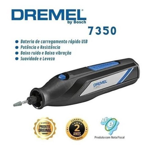 Micro Retífica a Bateria 4V 7350 - Dremel