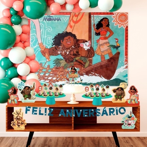 Roupa aniversario do tema moana menina10anos