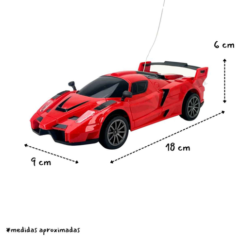 Carrinho Controle Remoto Speed Max Vermelho Pica-Pau Esportivo Italiano 4  Funções Com Luz Carro r/c Crianças + 7 Anos na Americanas Empresas