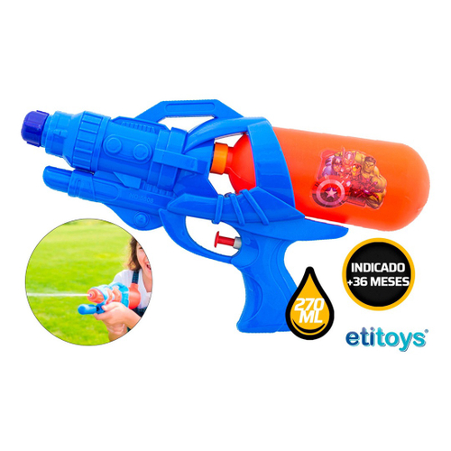 Lança Água Arminha Arma Pistola Brinquedo Water Gun 26cm.