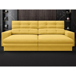 Sofá Pegasus 2,00m Assento Retrátil e Reclinável Velosuede Canário - netsofas Menor preço em Sofá Pegasus 2,00m Assento Retrátil e Reclinável Velosuede Canário - netsofas