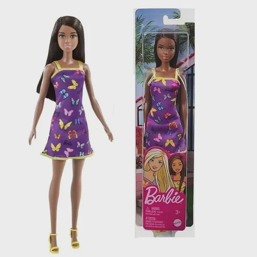 Roupa Barbie Vestido Animal Print Verde e Acessórios Mattel