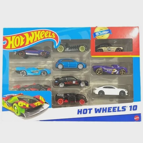 Carros Hot Wheels Com 10 Carros Sortidos Escala 1:64 Mattel