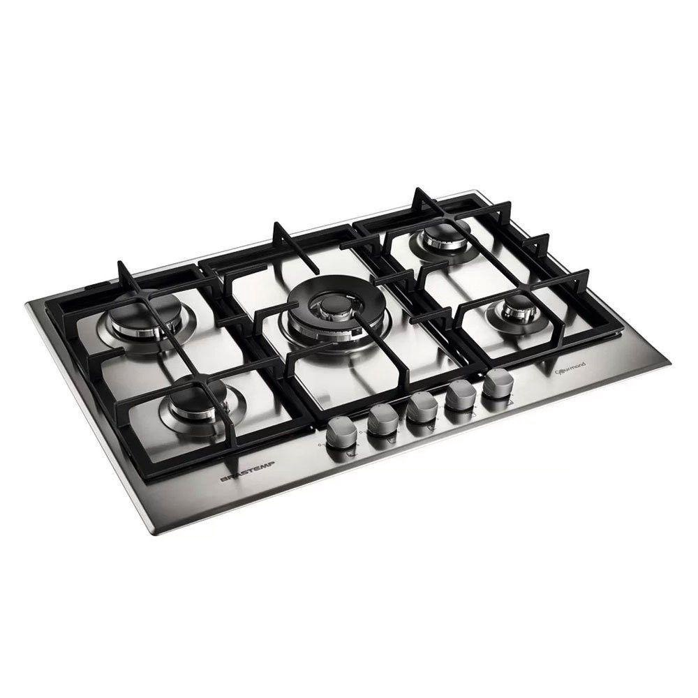 Cooktop Brastemp 5 Bocas Superautomático Gourmand Inox 220V no Shoptime