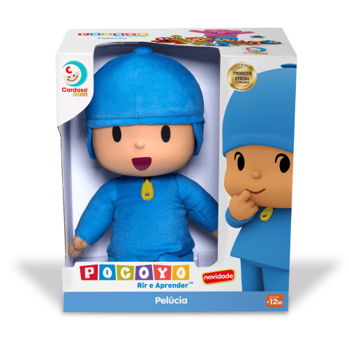 Boneco Nina De Vinil Macio Desenho Infantil Pocoyo - Cardoso em Promoção na  Americanas