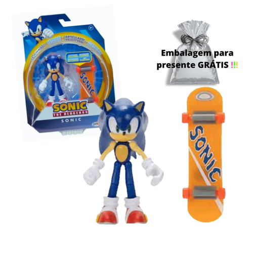 Boneco Sonic Articulado 10cm Sonic 2 O Filme - Candide