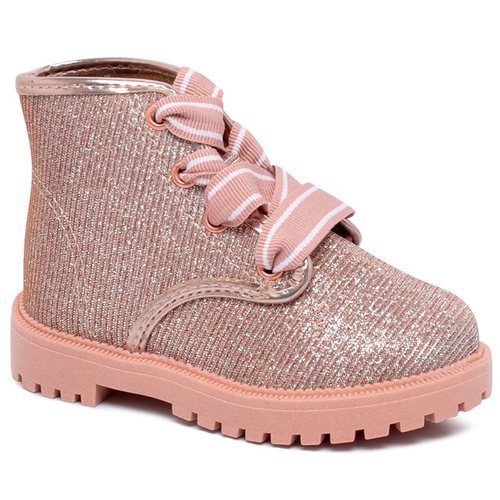 Bota Caterpillar Infantil Rosa