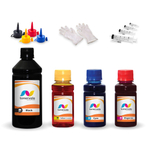 Kit 4 Tinta Para hp Smart Tank 519 GT51 GT52 e GT53 250ml Black e 100ml Color Linha Platinum