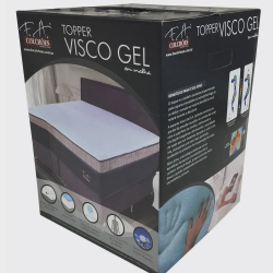 Pillow Top Queen Size Topper Viscogel fa Maringá Viscoelástico Gel Sense da Nasa Menor preço em Pillow Top Queen Size Topper Viscogel fa Maringá Viscoelástico Gel Sense da Nasa