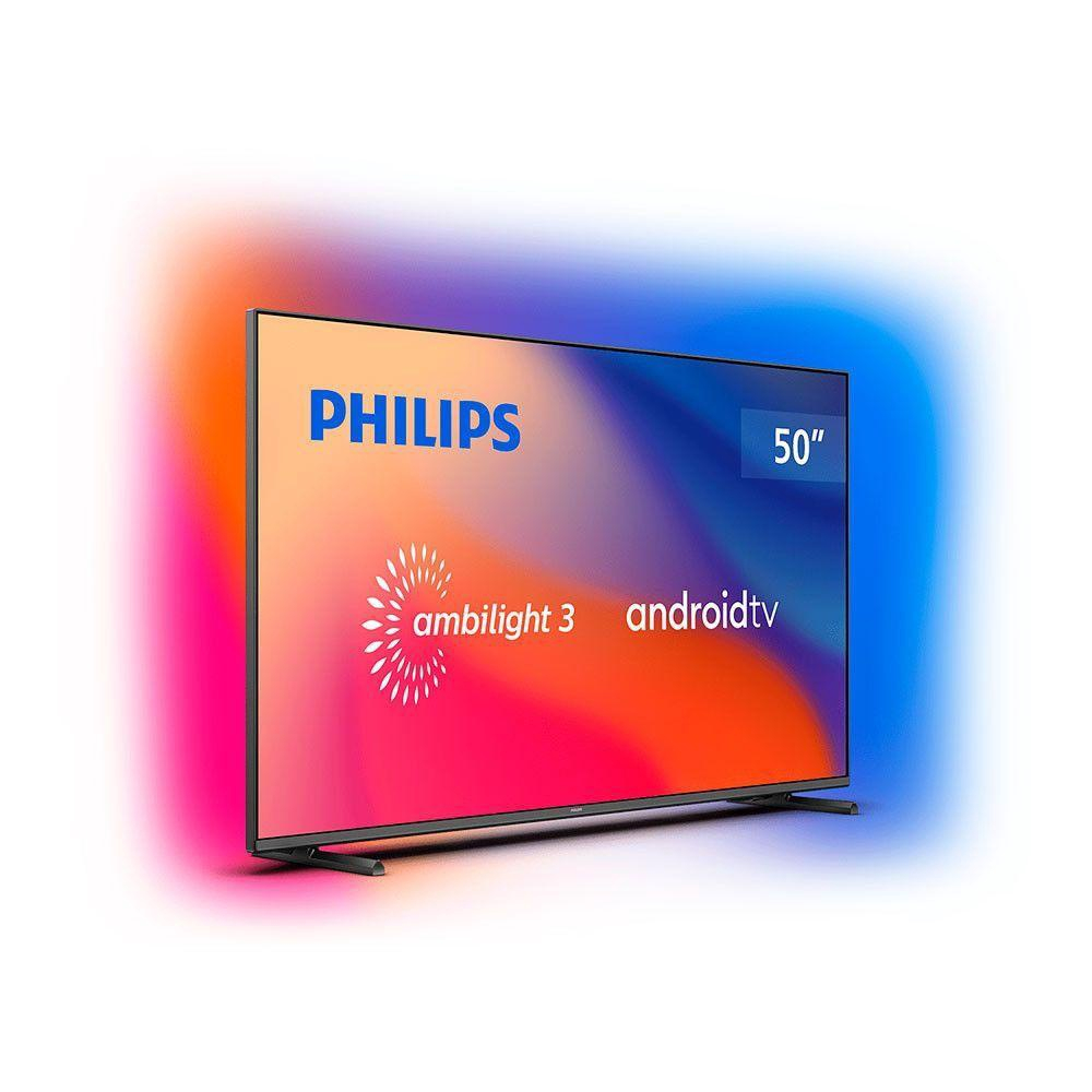 Smart Tv Philips 50 Polegadas Ambilight Led Ultra Hd 4k 50pug7907-78 ...