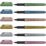 Caneta Brush Pen Metallic 6 Cores Cis