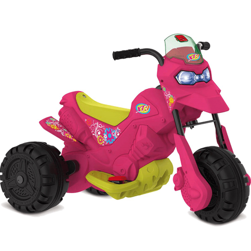 Mini Moto Cross 6V Elétrica Recarregável Infantil Triciclo Criança Brinqway  BW-083VM Vermelho Bivolt - BEST SALE SHOP