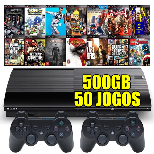 Sony PlayStation 4 500GB Game Console with GTA V and The Last of