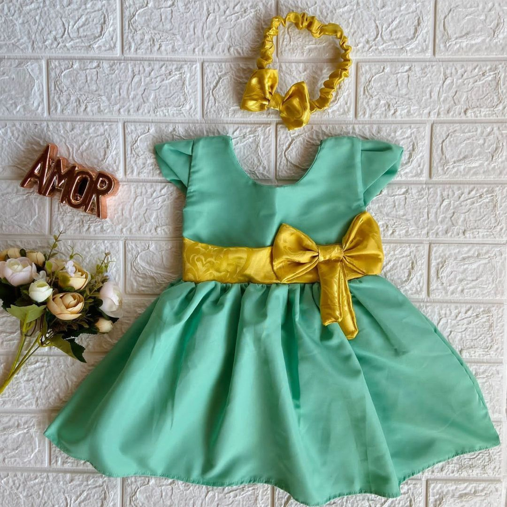 Vestido infantil para hot sale fim de ano