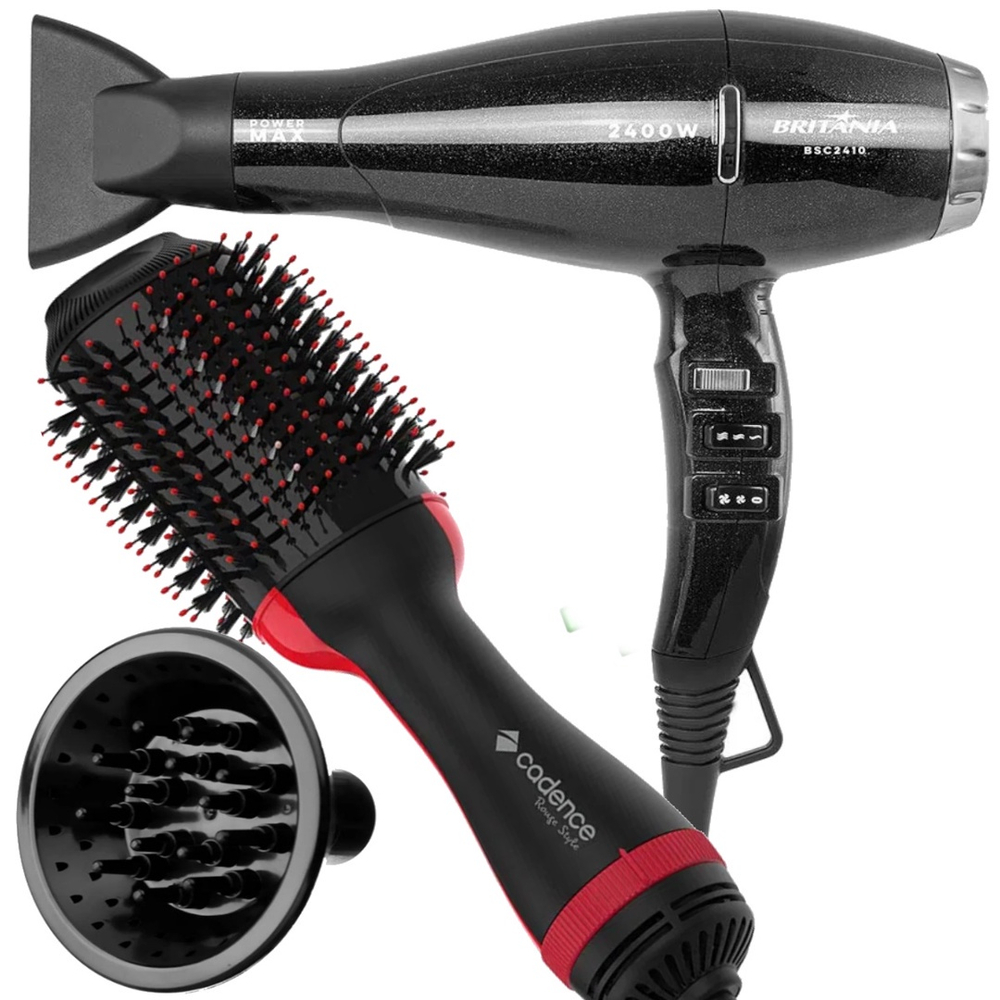 Secador Cabelo De Ar Quente 1200W Para Salao De Beleza em Promoção na  Americanas