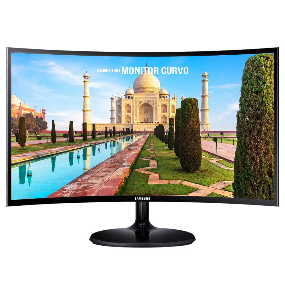 monitor samsung 24 led curved 1800r lc24f390f d sub hdmi