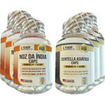 Noz Da India 60 Caps + Centella Asiatica 60 Caps 6 Potes