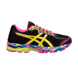 Tênis Asics Gel Nagoya 2 Noosa Feminino Preto + Amarelo Menor preço em Tênis Asics Gel Nagoya 2 Noosa Feminino Preto + Amarelo