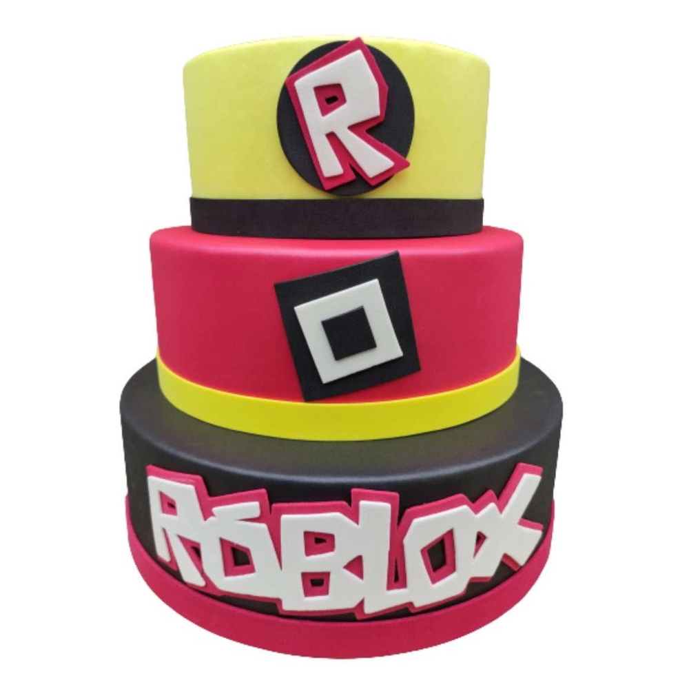 Somente Rj Aluguel Bolo Cenográfico Roblox