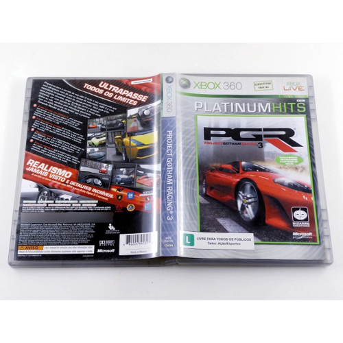 Jogo Xbox 360 - Pgr Project Gotham Racing 3 em Promoção na Americanas