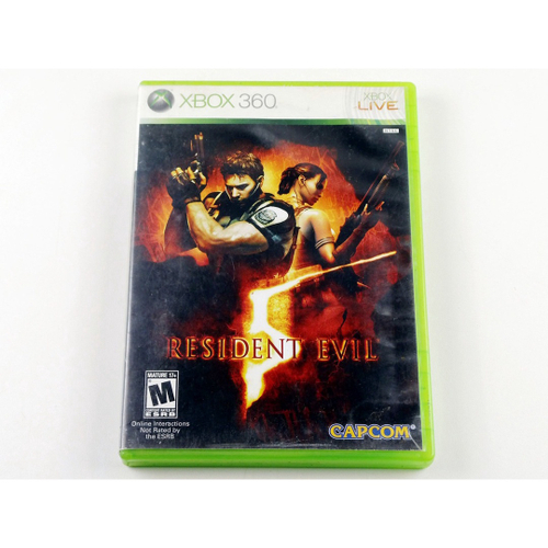 Resident Evil 5 Jogo Xbox 360 Seminovo Loja Bh - TOPA TUDO GAMES