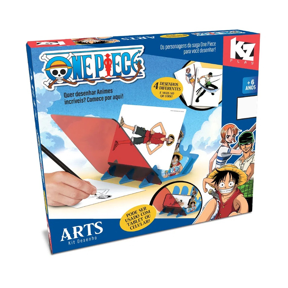 Kit Desenho Arts One Piece Personagens e Acessório 1228 Elka na Americanas  Empresas