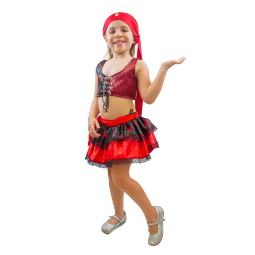 Fantasia de Pirata Infantil Halloween Masculino Com Bandana e Tapa Olho no  Shoptime